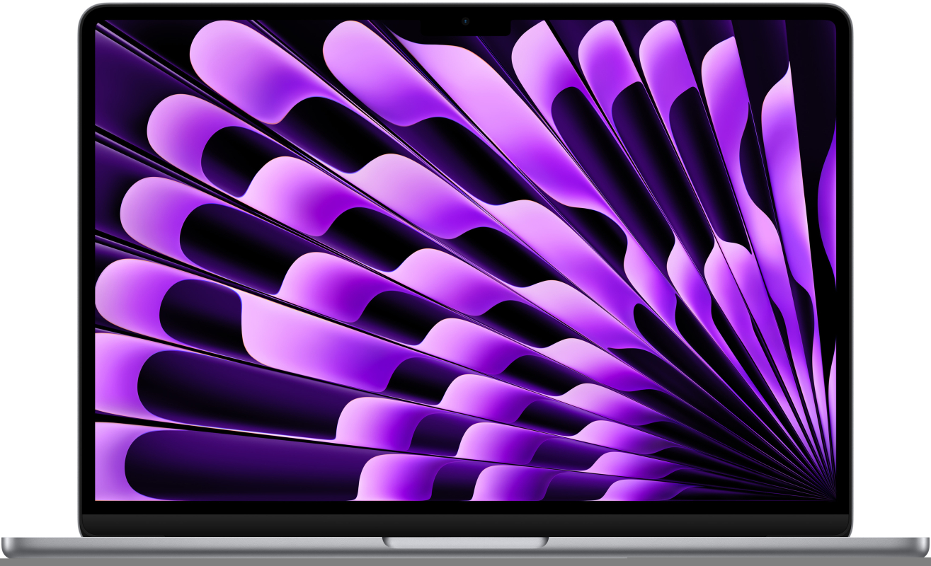 Apple MacBook Air 13" (M3, 8C CPU/8C GPU, 2023), 8 ГБ, 256 ГБ SSD, «серый космос»